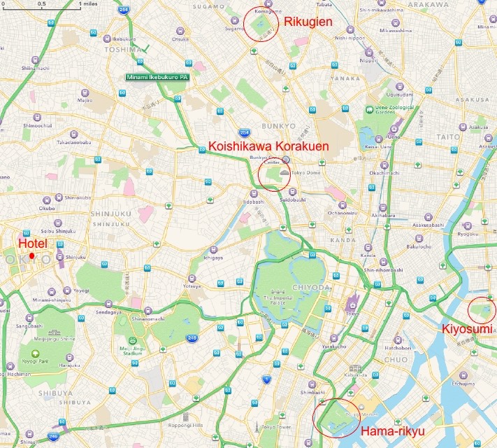 Map Gardens Tokyo