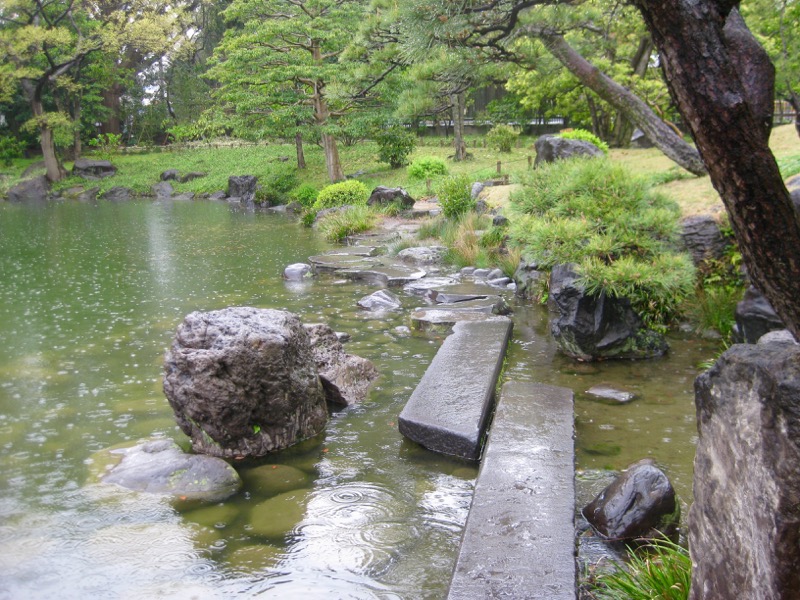 Stepping stone bridge