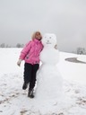 Lisa and the snowman