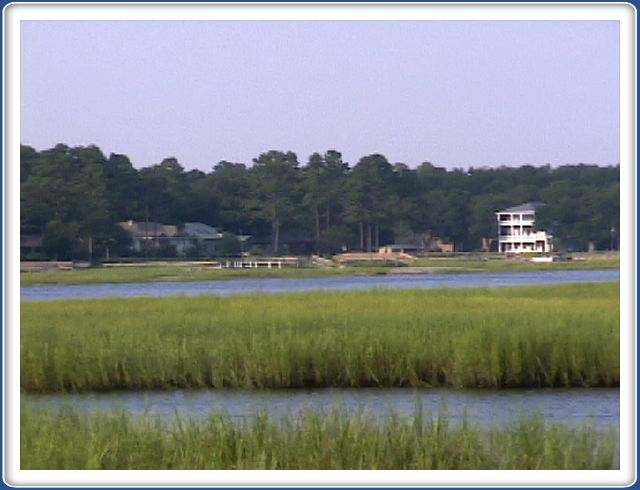 The intracoastal waterway (between us and the beach)