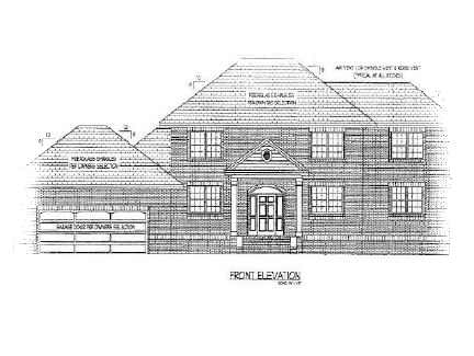 Front elevation - final plans.