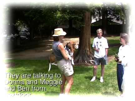 Lisa and Bertie with Ben, Donna and Meggie