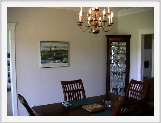 Dining room looking back towards the kitchen