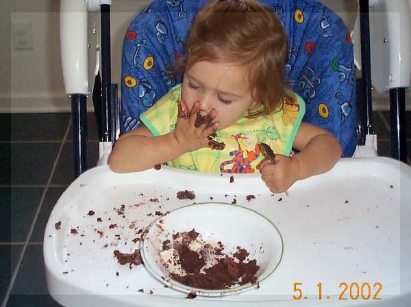 Maya's first birthday - and her cake