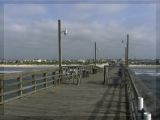 Sunset beach pier