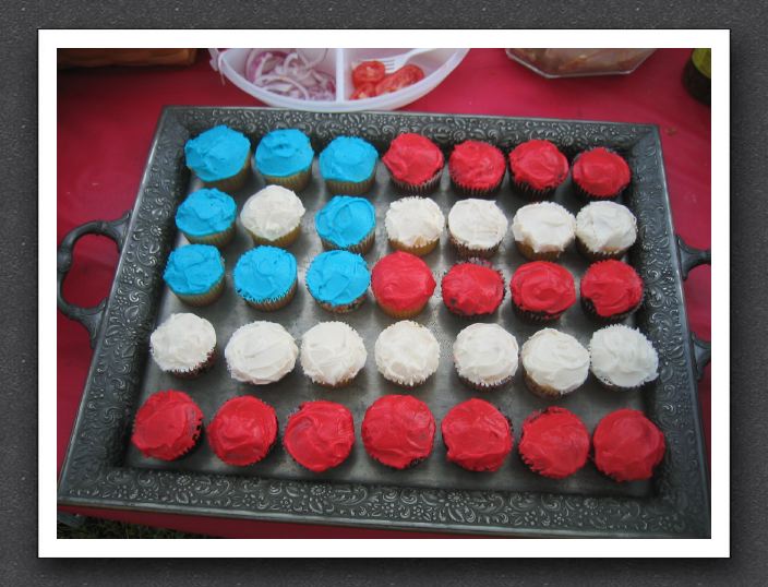 Lisa's 4th of July cupcakes