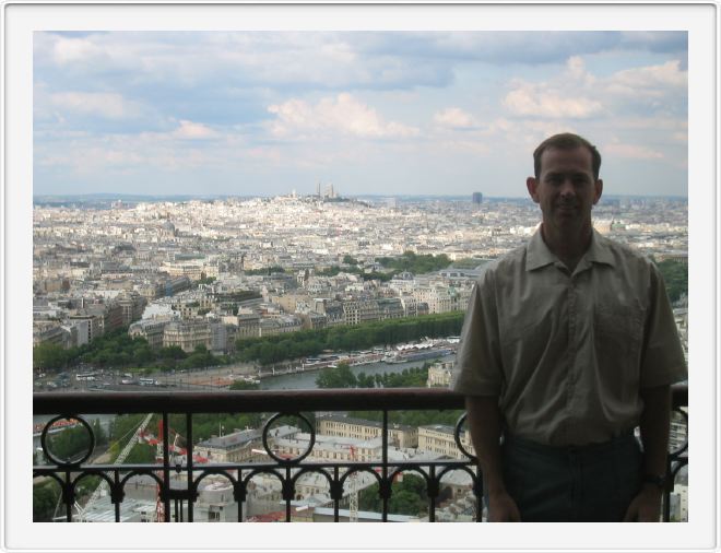 From the observation deck of the Eiffel Tower