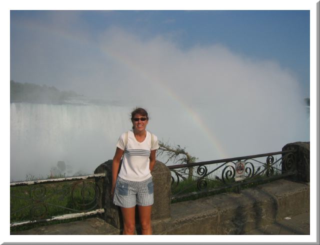 Lisa at the Falls