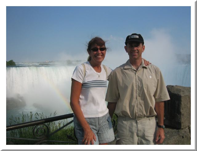 Lisa and Steve at the Falls