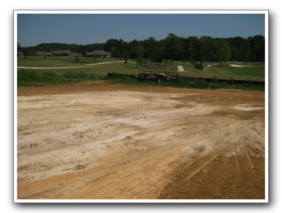 Grading the back