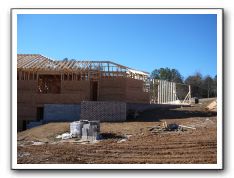 Screen porch, mud room and garage