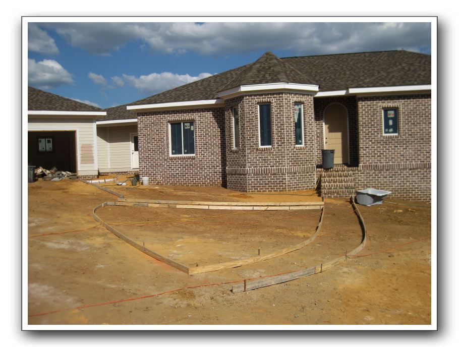 Front path layout